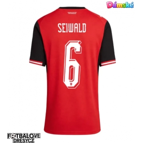 Rakousko Nicolas Seiwald #6 Dámské Domácí Dres MS 2026 Krátký Rukáv